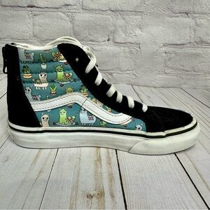 Vans Kids SK8-Hi Zip Llamas Delphinium